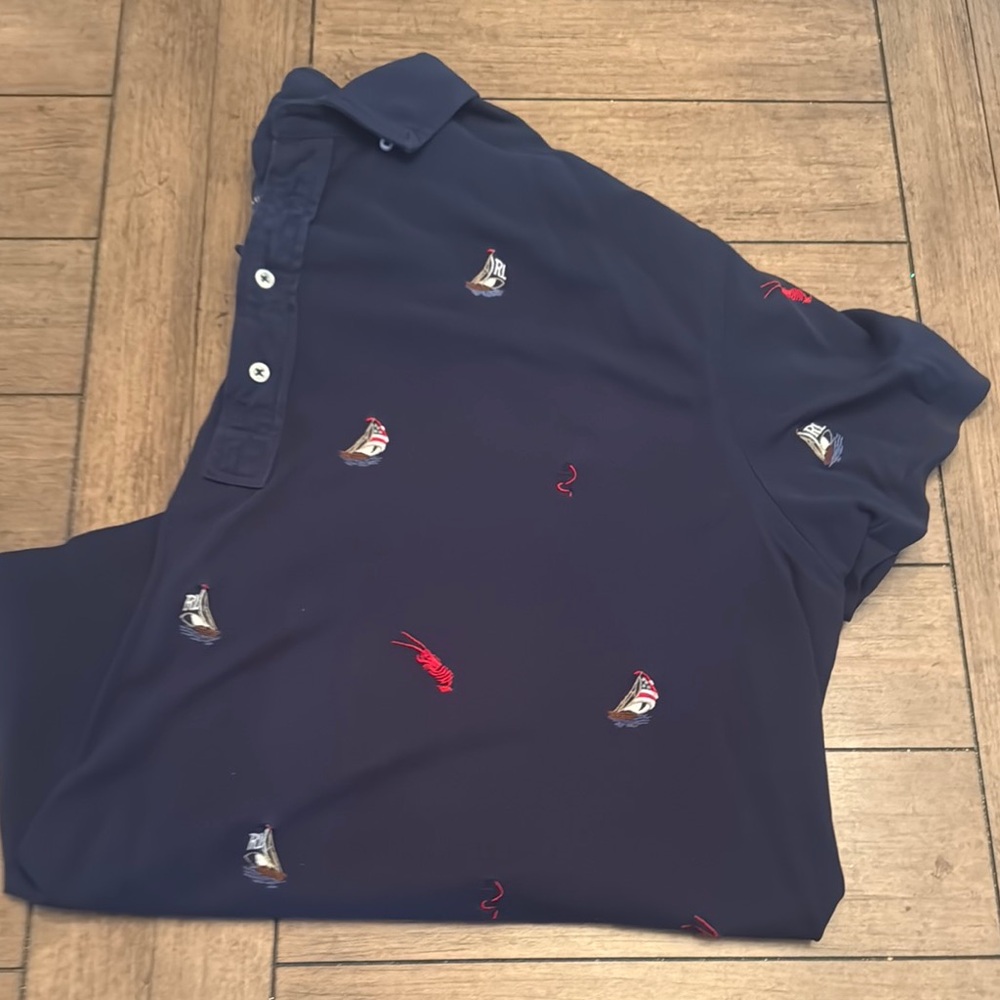 Ralph Lauren Nautical Navy Polo Shirt